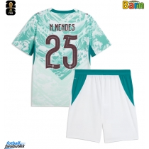 Portugal Nuno Mendes #25 Bortedraktsett Barn VM 2026 Kortermet (+ Korte bukser)